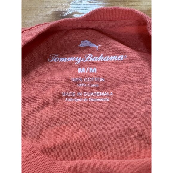 TOMMY BAHAMA Men T Shirt-ALL FIN AND GAMES-AIR GUITAR SIZE MEDIUM Preppy Travel - Picture 6 of 10